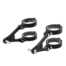 Black Aluminum Headlight Brackets 50-54mm