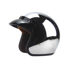 Chrome Open Face Helmet