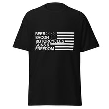 Beer bacon motorcycles guns and freedom shirt