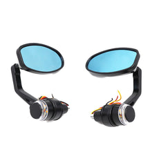 Bar End Mirrors w/Turn Signals