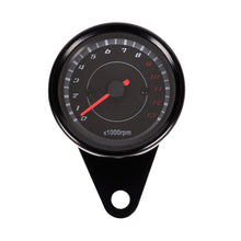 Black Tachometer Gauge