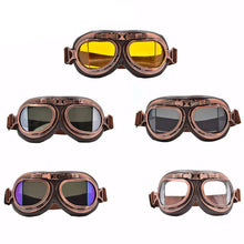 Copper Vintage Motorcycle Goggles