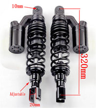 Black 12.5'' Shocks Round or Clevis End